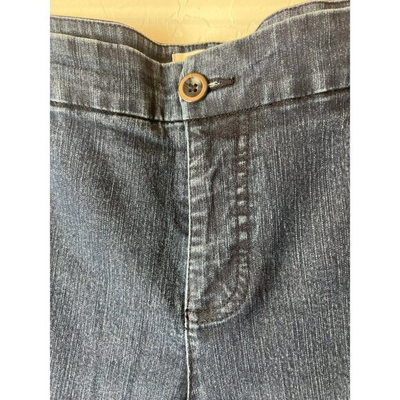 St John’s Bay Sz 14 Crop Dark Wash Jean Blue - Picture 3 of 9